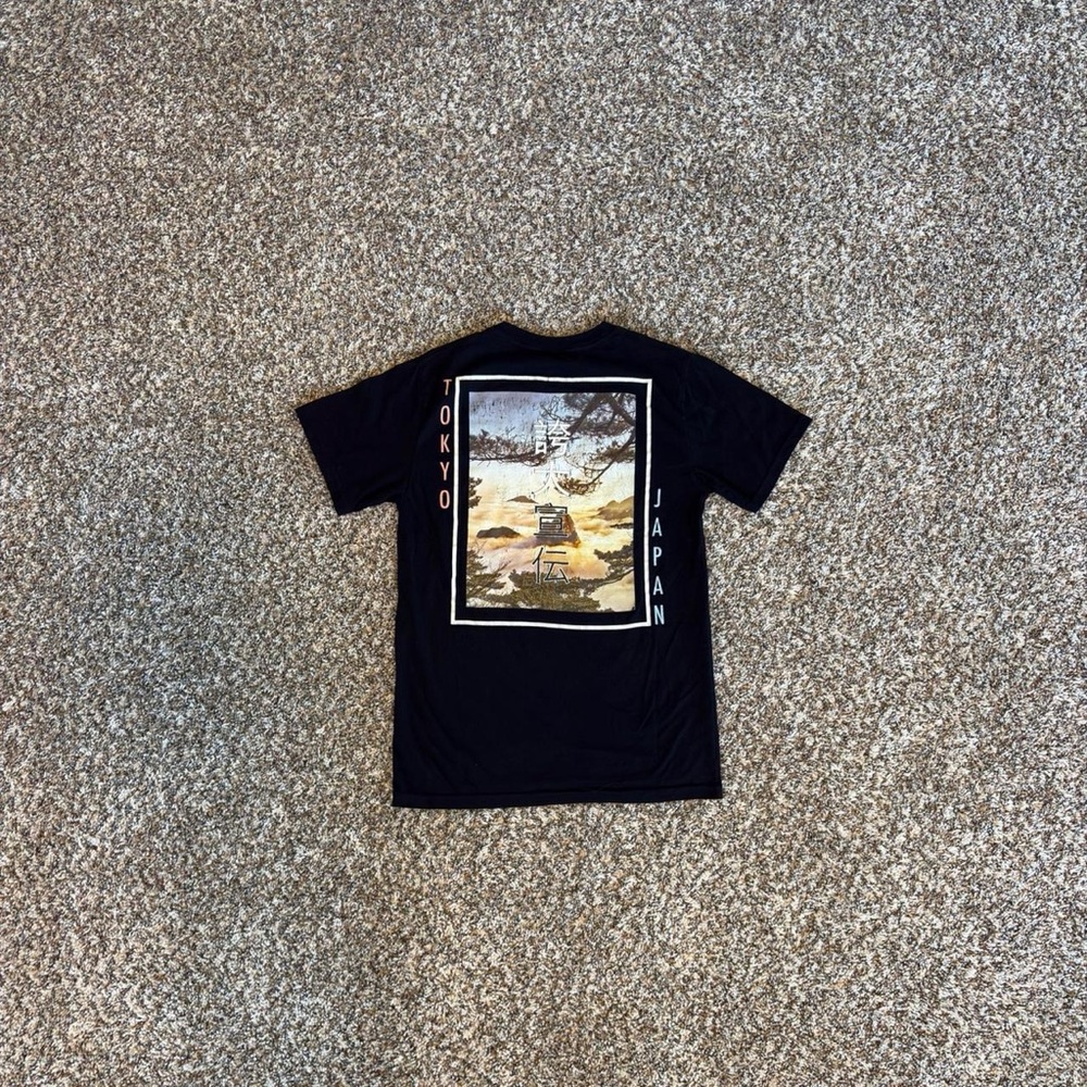 Tokyo Japan Graphic Black T-Shirt